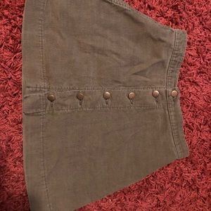 American Apparel Corduroy A-Line Skirt